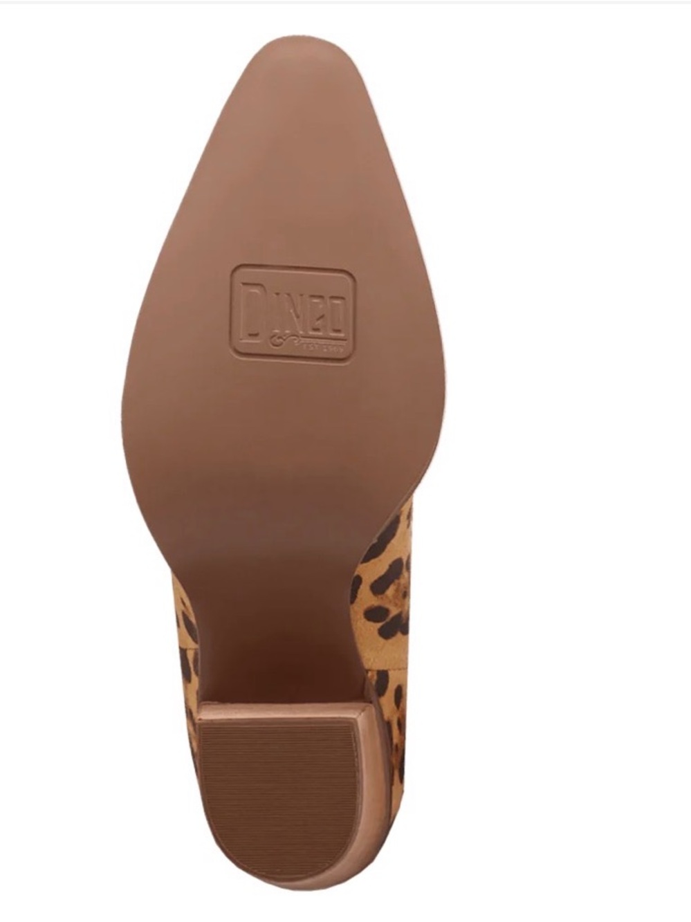 Dingo Leopard Print Fringe Cowgirl Western Boot - Picture 8 of 12
